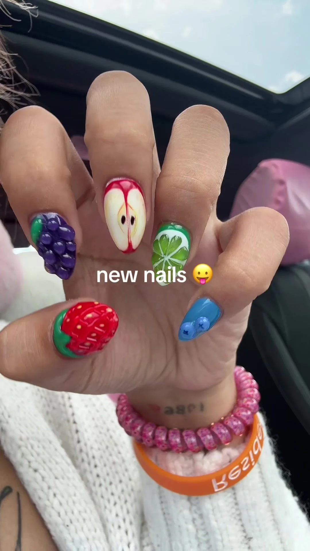 +19 Playful Fruit Nail Designs For 2025 | Cute simple summer nails acrylic, Trendy nails for kids, Nail inspiration simp