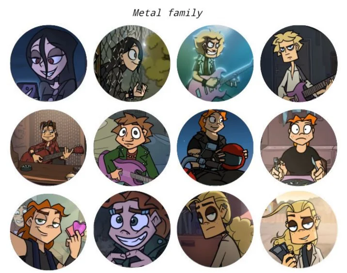 Pin template metal family | Шаблоны для значков Метал фемели | Метал фамили, Идеи для значков, Півонії