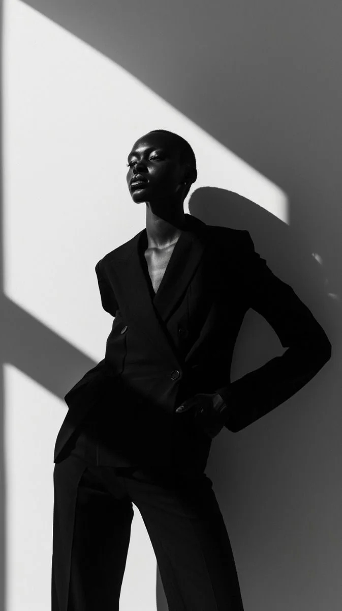 Fashion inspiration model editorial board | Pose femminili, Foto artistiche, Bianco e nero