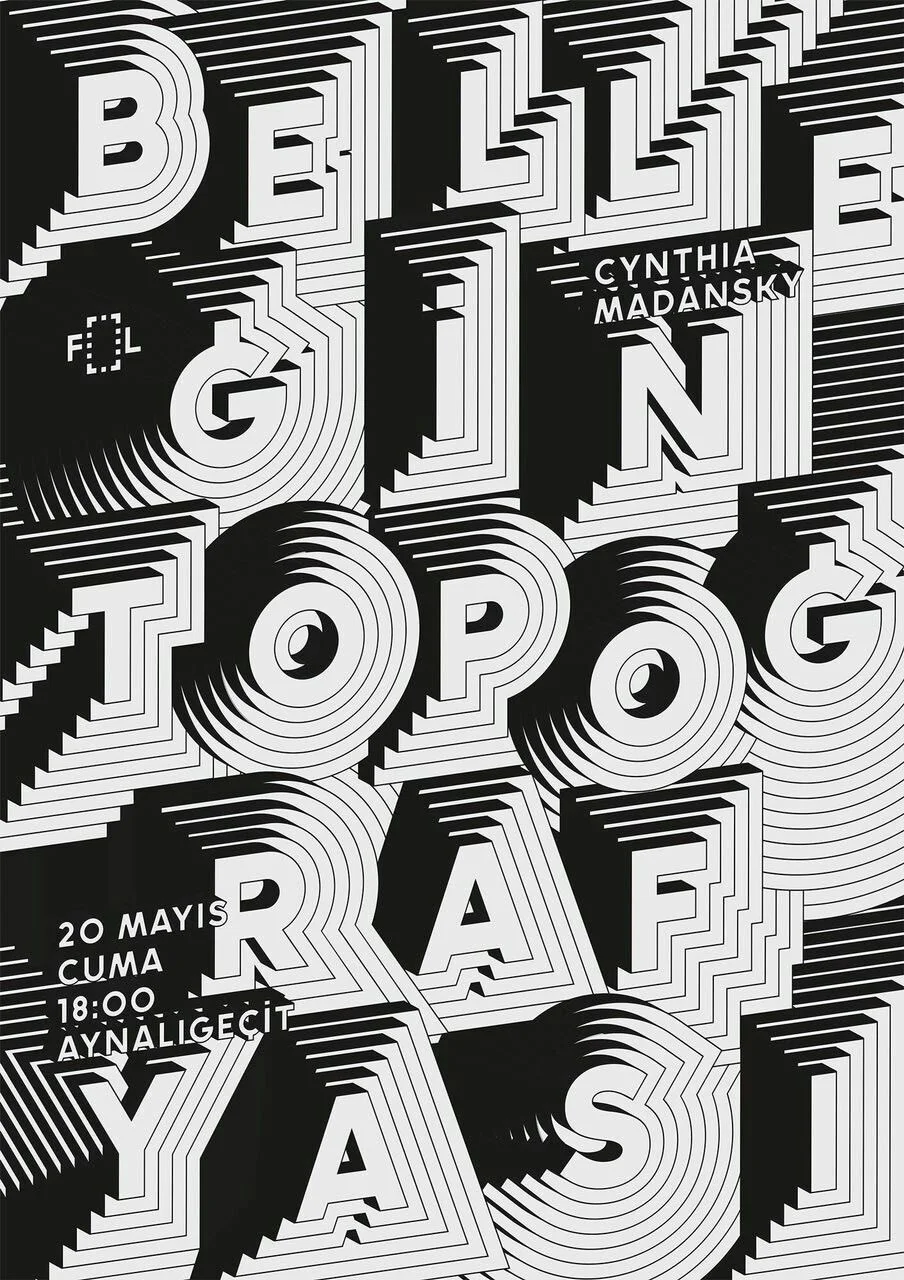 3d font poster | Op art typography, 3d type poster, Typography posters