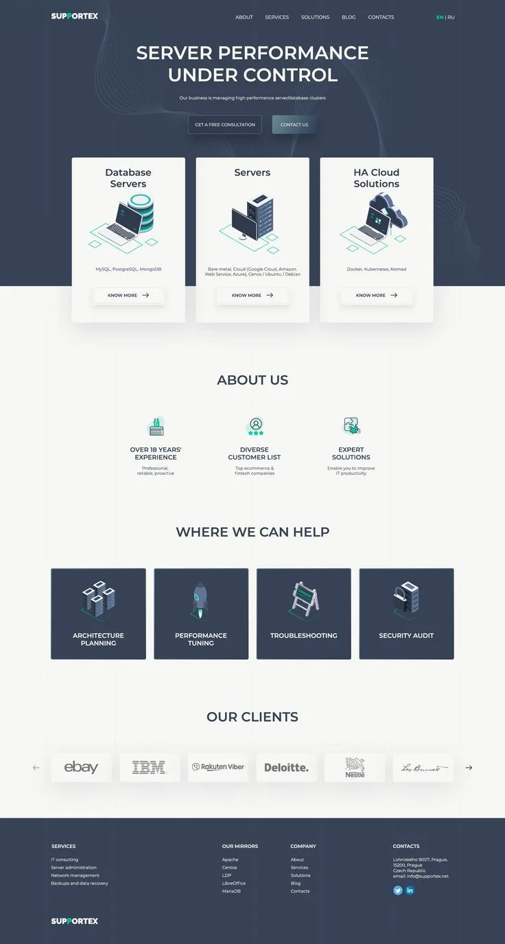 Landing Page - Website | Дизайн веб-сайтов, Обучение, Разработка