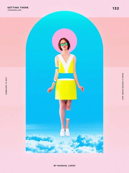 Poster Design Everyday | Cool color advertisement, Colorful advertisement design, Ads with color
