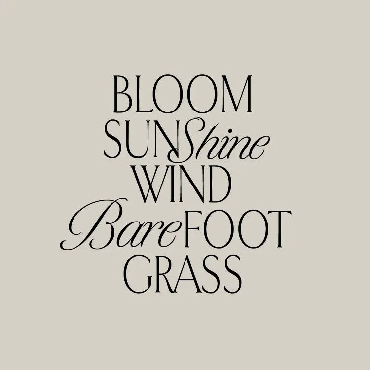 Minimalist spring typography | Spring typography design, Inspiration typography, Typography inspo