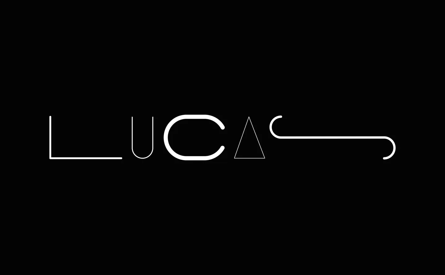 Typevoice | Modern winged typography, Black and white award logo, Lucas logo design