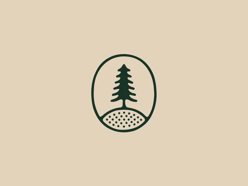 Fir Tree Logo Design | Деревянные логотипы, Планировщик блога, Упаковка продукции