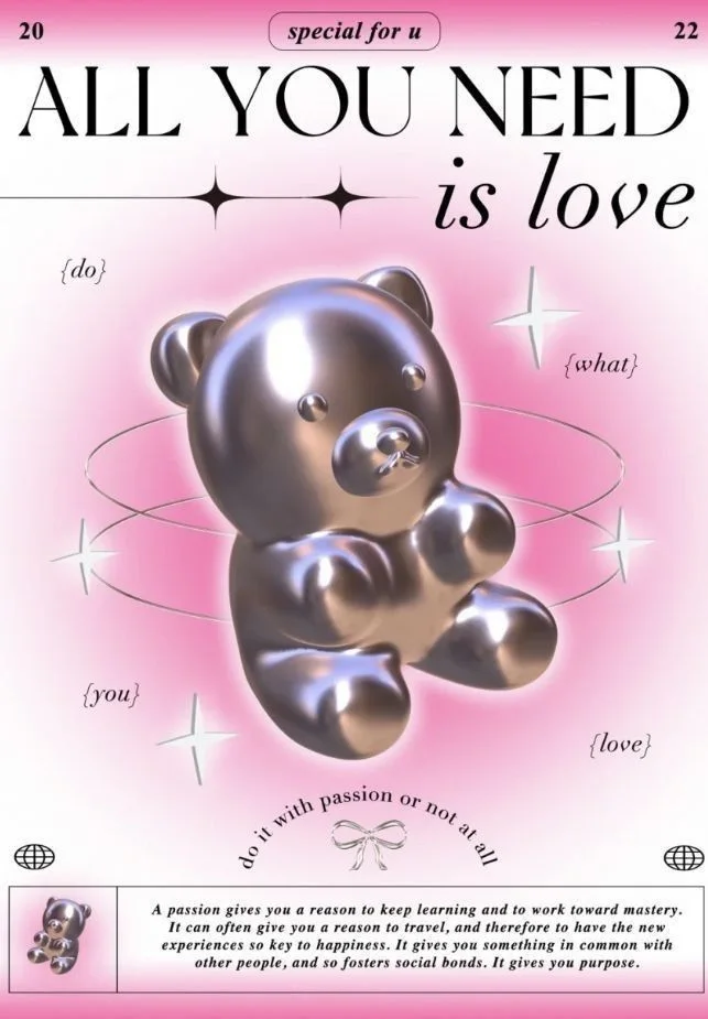 All You Need is Love Poster | Home decor inspiration, Inspirational quote art, Graphic design inspo