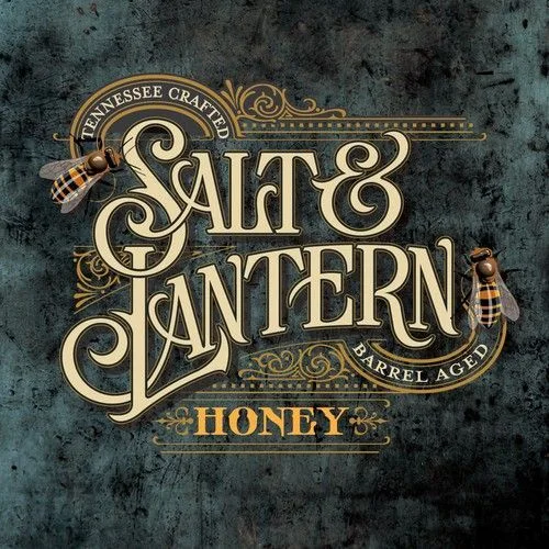 Vintage Typography Logo for Salt and Lantern Honey | Victorian font for logo, Vintage lettering design shop sign, Victor