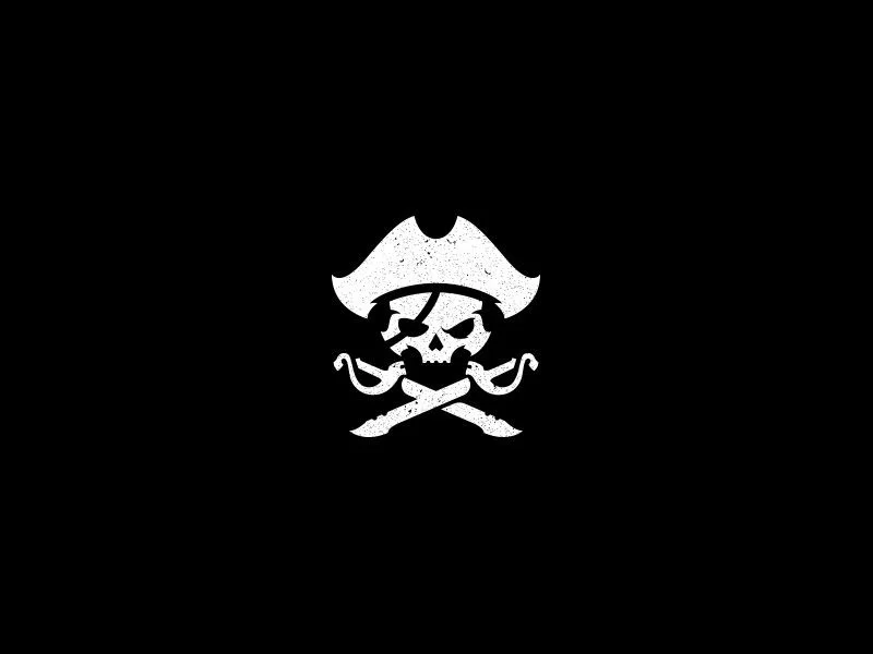 Pirate Skull and Crossed Swords Graffiti Art | Пиратская татуировка, Пиратский флаг, Винил дизайн