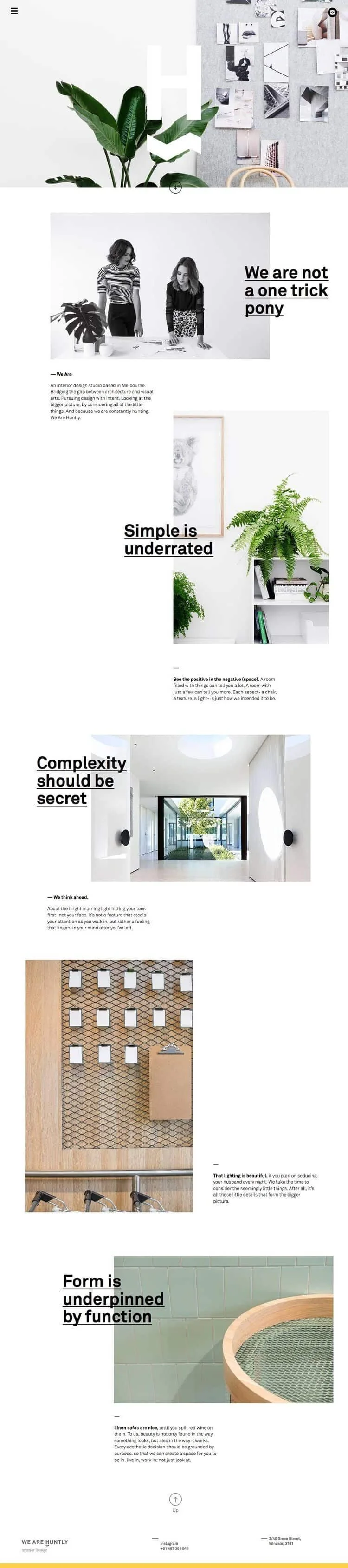 Coolest Designs Ever - Coolest Website Designs, Workspaces, Logo's | Minimalist homepage layout, Minimalist home page la