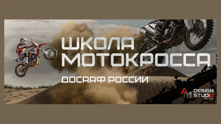 Обложка VK школа мотокросса