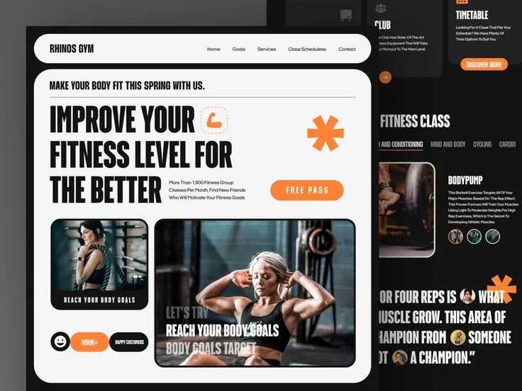 Design sites | Site inspiration, Web design websites, Gym landing page