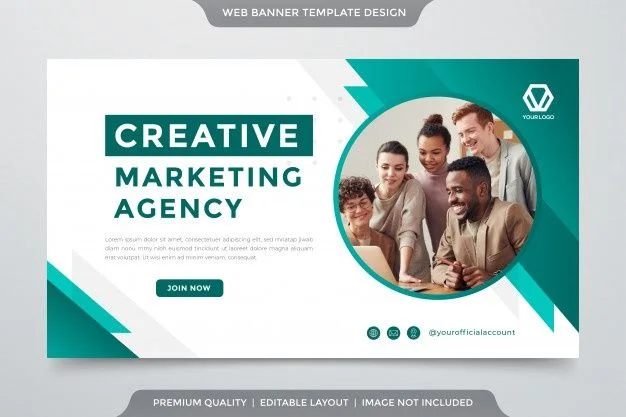 Web Banner Template Premium Vector | Веб баннер, Шаблон баннера, Вектор