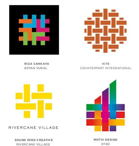 Тренды в дизайне логотипов | Weave icon, Weave logo, Woven logo
